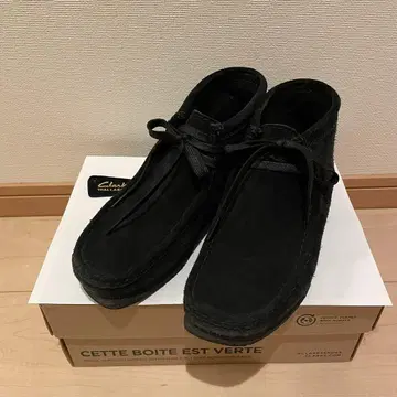 CLARKS 클락스 Wallabee Boot UK4 블랙