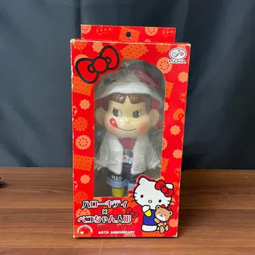 도서 211 헬로키티 페코짱 콜라보 인형 키티 레어