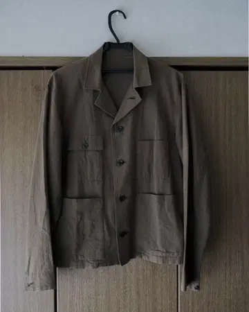 Nest Robe CONFECT 와시 코튼 숏 블루종 자켓