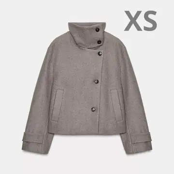 ZARA 하이넥 롱 슬리브 자켓