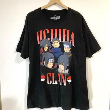 00s NARUTO 나루토 빈티지 T셔츠 블랙 XL