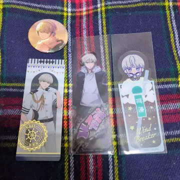 WIND BREAKER 윈브레 카지 렌 캔뱃지/북마크 3점