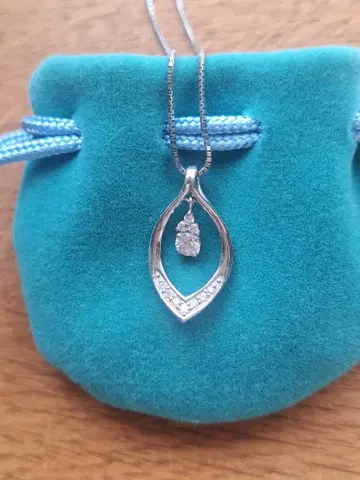 [ 새상품급 ] 플라티나 다이아몬드 목걸이