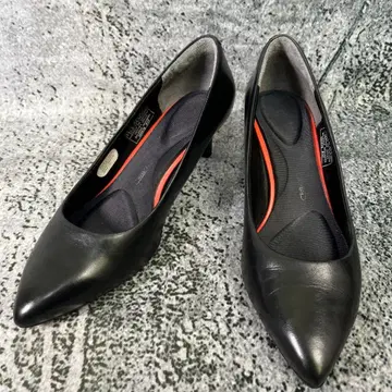 락포트 가죽 펌프스 블랙