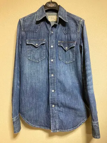 폴로 랄프로렌 데님 웨스턴 셔츠 XS