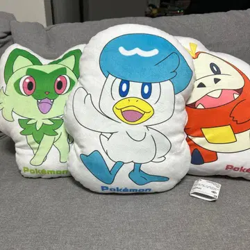 포켓몬스터 빅 쿠션 쿠쿠린 뜨아거(호게타) 세트