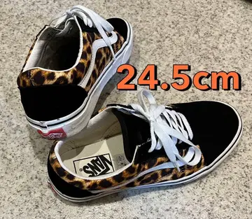 VANS vans 24.5cm 레오파드 레오파드 무늬 스니커즈