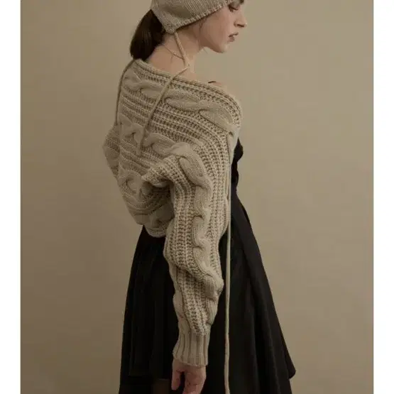 カーディガン threetimes cable wool bolero Threetimes Cable Bolero Cardigan Ivory #쓰리타임즈,#쓰리타임즈