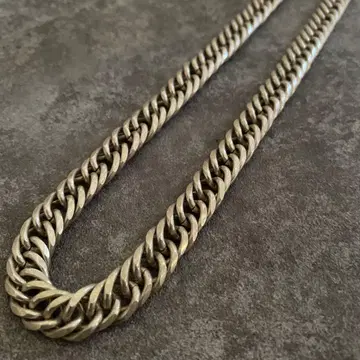 멕시칸 주얼리 실버 925 키헤이 체인 목걸이 빈티지 두꺼운