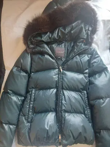 DUVETICA 듀베티카 여성용 다운 자켓 다크 그린