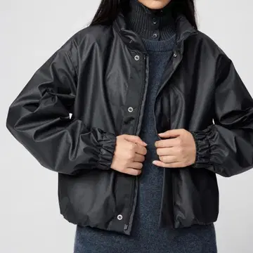 미사용 새상품 UNIQLO U 코팅 숏 블루종 XXL