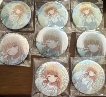 옆집 천사님 시이나 마히루 복권Q 옆집 캔뱃지 8점 잠옷 차림