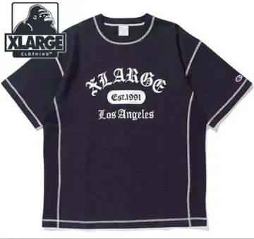 [ XLARGE x Champion ] 리버스 위브 T셔츠