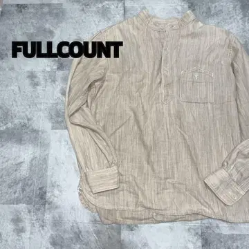 FULLCOUNT 풀카운트 밴드 카라 노카라 풀오버 셔츠