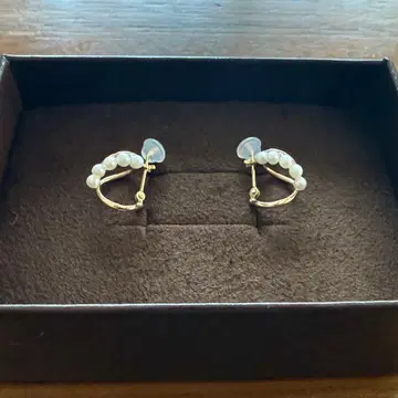 agete k10 펄 귀걸이