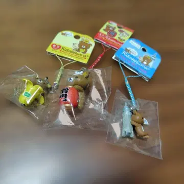 리락쿠마 피규어 스트랩 3개 세트 도쿄 한정판 미개봉