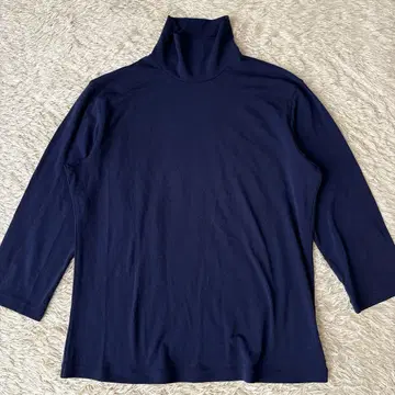 새상품급 토쿠코 프리미어볼 하이넥 티셔츠 니트 아세테이트 11