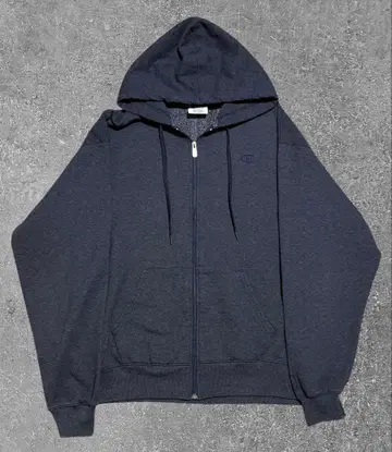 챔피온 챔피온 풀 집업 후드티 네이비 빅 사이즈