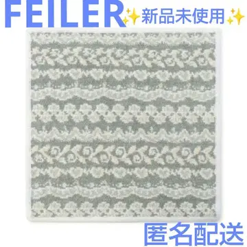 미사용 새상품 페이 클리어 라벨 FEILER 손수건 퀸텟 레이스