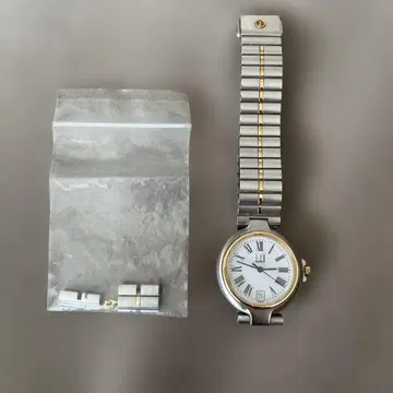 던힐 손목시계 쿼츠 남성용