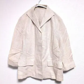 아쿠아 스큐텀 린넨 100% 썸머 자켓 5S 베이지