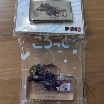 캡투어 뒹굴뒹굴 아크릴 피규어 핀즈 나르가쿠르가 2개 세트