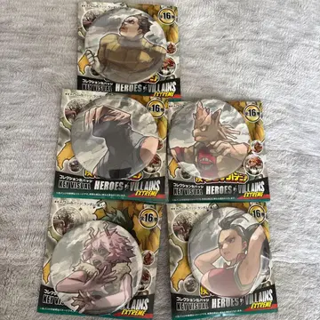 나의 히어로 아카데미아 전시회 캔뱃지 모음