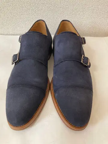 MAGNANNI 네이비 더블 몽크 스트랩 25cm