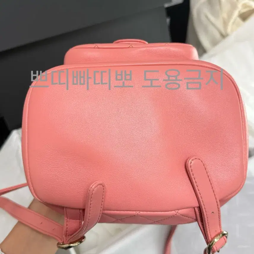 샤넬 듀마백팩 원포켓 핑크 사진 5