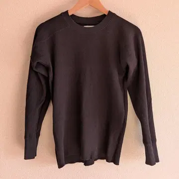 휴스턴 헤비 서멀 크루넥 롱 T 블랙