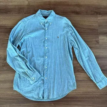 폴로 랄프로렌 데님 버튼 다운 셔츠