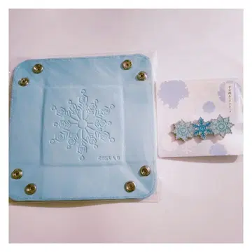 세트 아카자 액세서리 트레이 눈꽃 헤어 클립 코유키