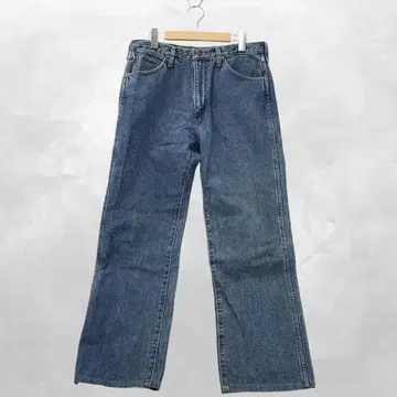 랭글러 90s 5P 지퍼 플라이 스트레이트 데님 팬츠 청바지 34