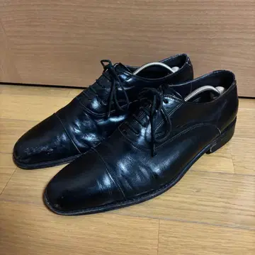 HILTON 힐튼 드레스 슈즈 비즈니스 가죽 신발 천연 가죽 검정 블랙