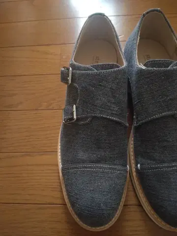 [stefano rossi] 데님 더블 스트랩 슈즈 42