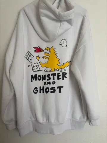 PEOPLE 1 / 괴수와 고스트 후드티 / 화이트