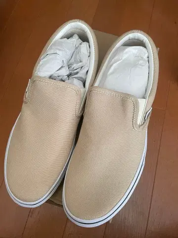 [미사용 새상품 박스 포함] 25.5cm 반스 슬립온 베이지 VANS
