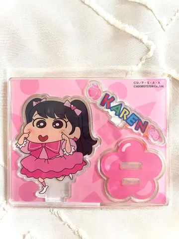 후르츠 지퍼 짱구는 못말려(크레용 신짱) 아크릴 스탠드 마츠모토 카렌