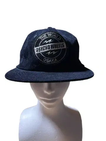PSYCHO WHEELS 야구 모자 네이비 사이코휠즈