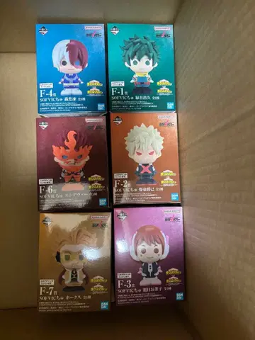 제일복권 나의 히어로 아카데미아 F상 6점 세트 이어지는 마음