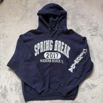 FRUIT OF THE LOOM 네이비 후드티