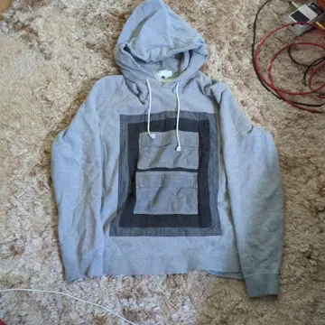 GANRYU 그레이 후드티 M 사이즈