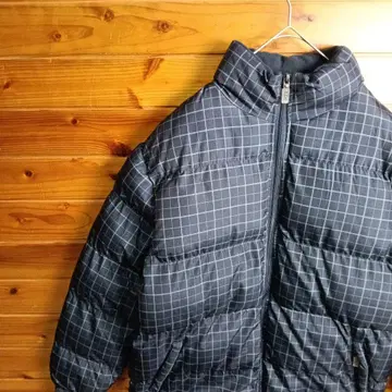 패딩 자켓 퀼팅 자켓 퍼퍼 자켓 격자 무늬 체크 무늬