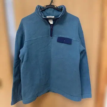 중고 반스 하프 지퍼 맨투맨 SA-1(M) 플랫 시머 일본제