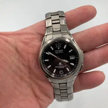 [ 6275 ] CITIZEN 시티즌 아테사 솔라 전파 손목시계 작동품