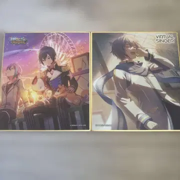 프로세카 원더 할로윈 카라 페스티벌 특훈 전 KAITO 미니 색지 2점