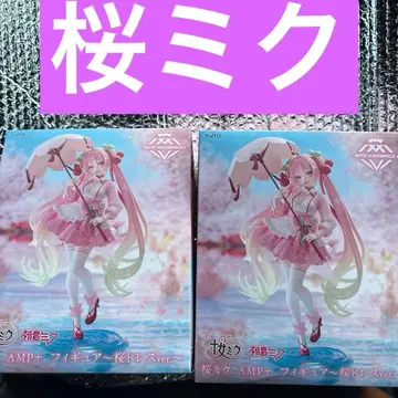 TAITO AMP+ 벚꽃미쿠 벚꽃 드레스ver. 2개 세트