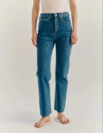 SHISHIKUI 시시쿠이 BASIC 하이웨스트 스트레이트 데님 22