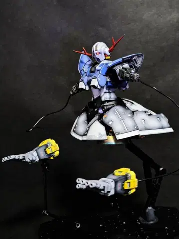 RG 1/144 기동전사 건담 지옹 그라데이션 전체 페인팅 완성품