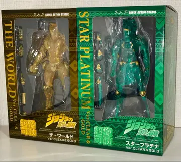 WF 한정판 죠죠 초상가동 스타 플래티넘 & 더 월드 클리어 & 골드